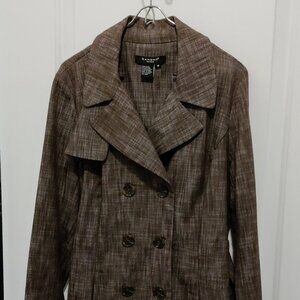 Sandro Double Breasted Blazer with Tie